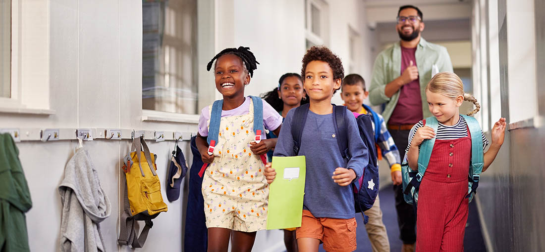 Kids at school