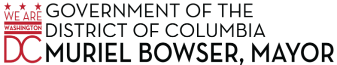 Logo - Government of the District of Columbia - Muriel Bowser, Mayor